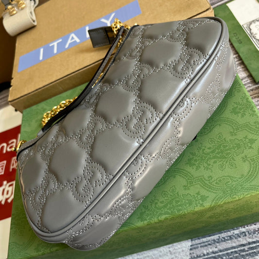 Pronta Entrega – Bolsa Gucci GG Matelassê Couro