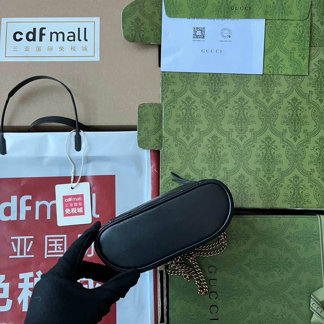 Pronta Entrega – Bolsa Gucci Alça Superior GG Marmont Mini