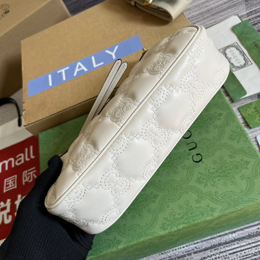 Pronta Entrega – Bolsa Gucci GG Matelassê Couro