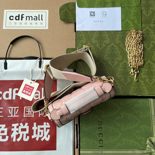 Pronta Entrega – Bolsa Gucci GG matelassê Pequena com Alça Superior