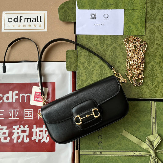Pronta Entrega – Bolsa Gucci Horsebit 1955 de Ombro Pequena