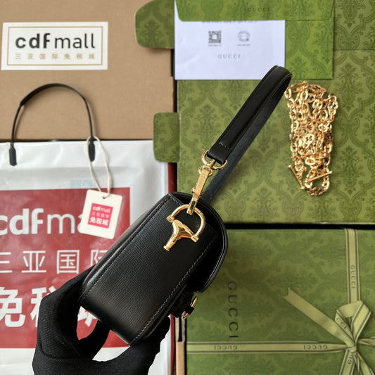 Pronta Entrega – Bolsa Gucci Horsebit 1955 de Ombro Pequena