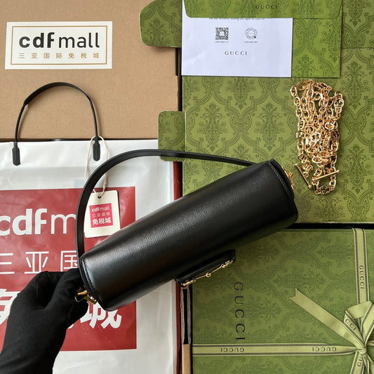 Pronta Entrega – Bolsa Gucci Horsebit 1955 de Ombro Pequena