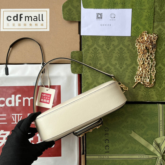 Pronta Entrega – Bolsa Gucci Horsebit 1955 de Ombro Pequena