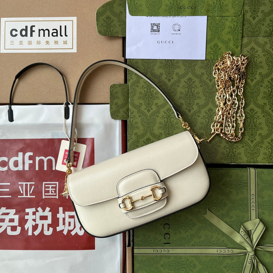 Pronta Entrega – Bolsa Gucci Horsebit 1955 de Ombro Pequena