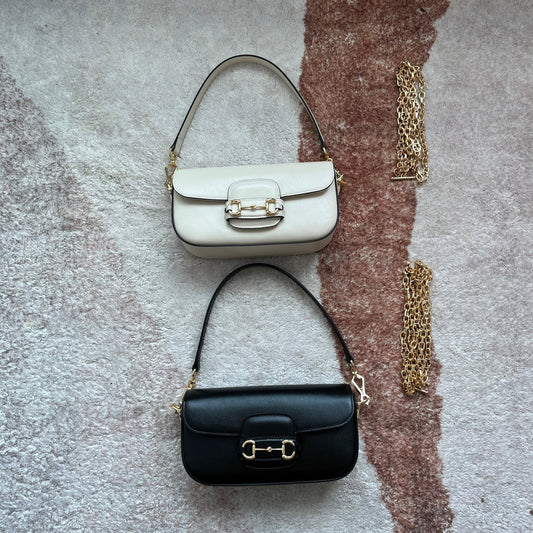 Pronta Entrega – Bolsa Gucci Horsebit 1955 de Ombro Pequena