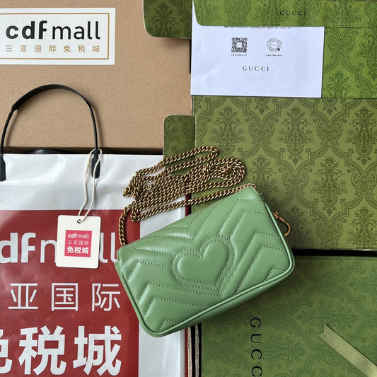 Pronta Entrega – Bolsa Gucci GG Marmont Matelassê Pequena