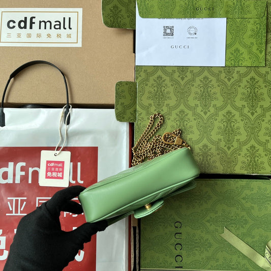Pronta Entrega – Bolsa Gucci GG Marmont Matelassê Pequena