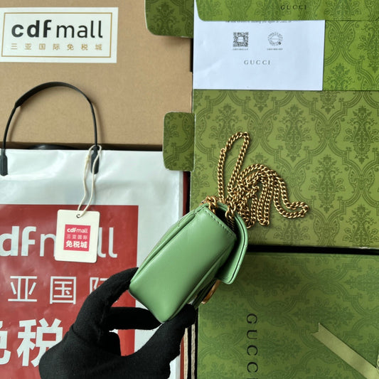 Pronta Entrega – Bolsa Gucci GG Marmont Matelassê Pequena