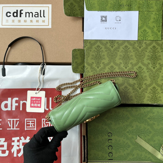 Pronta Entrega – Bolsa Gucci GG Marmont Matelassê Pequena