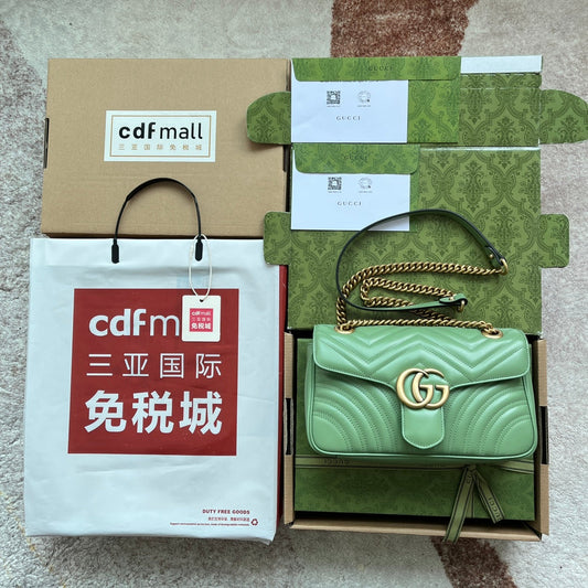 Pronta Entrega – Bolsa Gucci GG Marmont Matelassê Grande