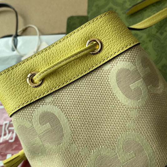 Pronta Entrega – Bolsa Gucci Bucket Ophidia Mini com Duplo G Estampada