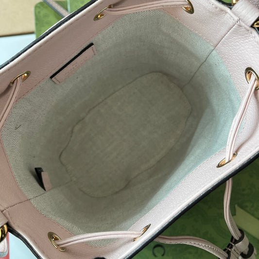 Pronta Entrega – Bolsa Gucci Bucket Ophidia Mini com Duplo G Estampada