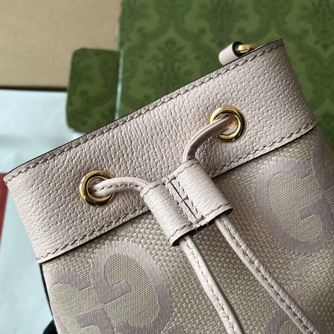 Pronta Entrega – Bolsa Gucci Bucket Ophidia Mini com Duplo G Estampada