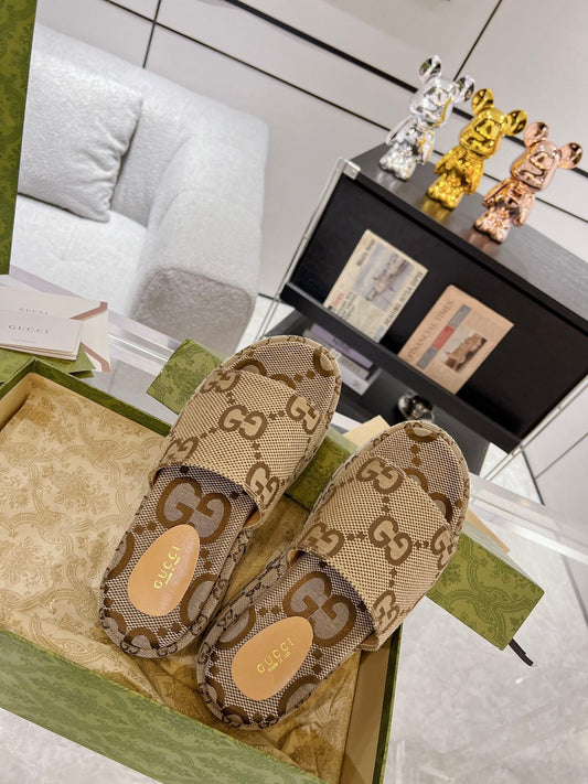 Pronta Entrega – Sandália Gucci Angelina com Plataforma