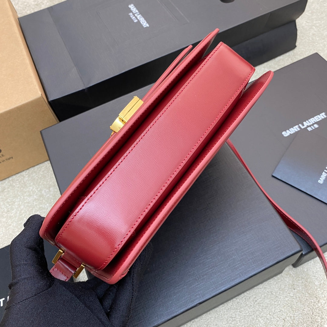 Pronta Entrega – Bolsa Modelo Yves Saint Laurent  São Loureiro Couro com Logotipo