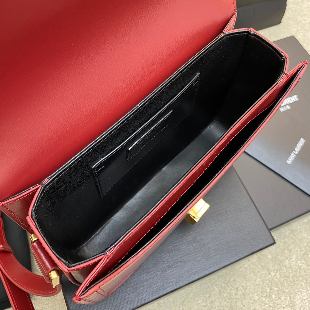 Pronta Entrega – Bolsa Modelo Yves Saint Laurent  São Loureiro Couro com Logotipo