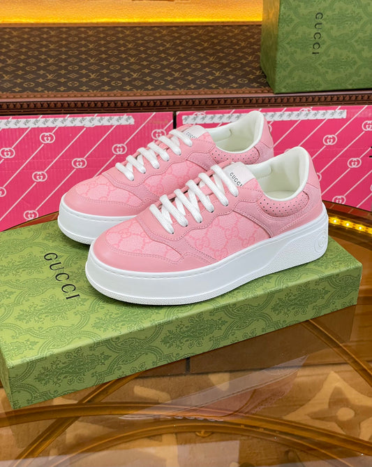 Pronta Entrega – Tênis Modelo Gucci Cano Baixo GG