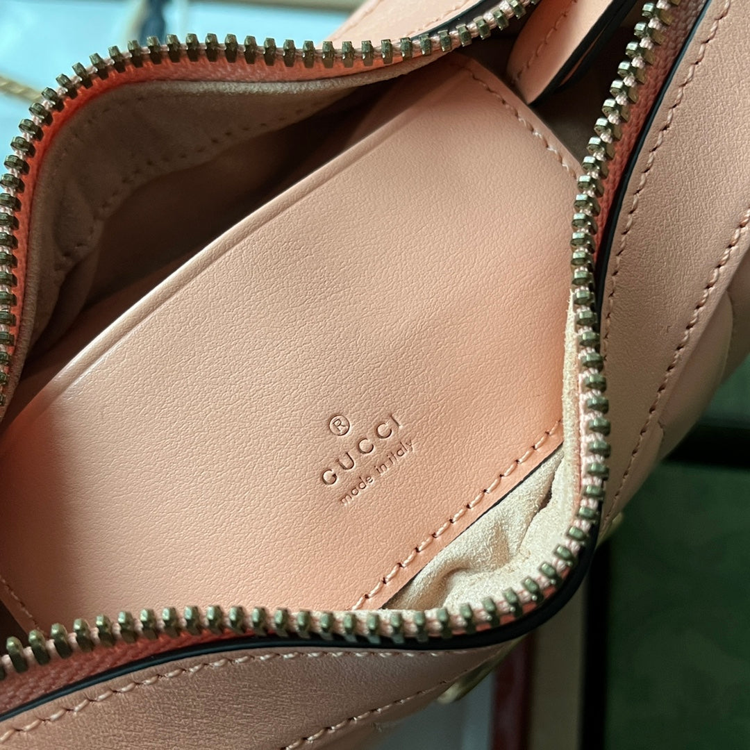 Pronta Entrega – Bolsa Gucci Mini GG Marmont Meia Lua