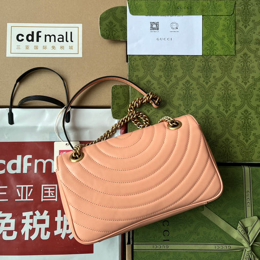 Pronta Entrega – Bolsa Gucci GG Marmont Matelassê Grande