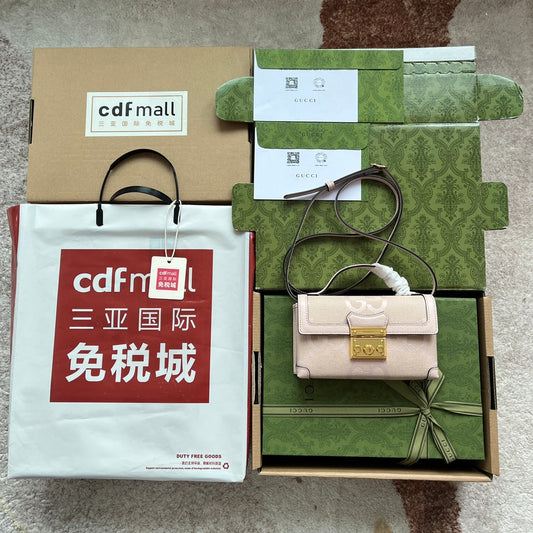 Pronta Entrega – Bolsa Gucci Padlock Jumbo GG Mini