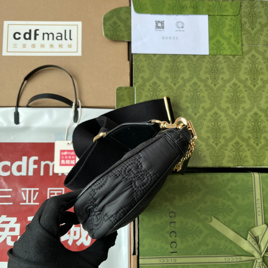 Pronta Entrega – Bolsa Gucci GG Matelassê Náilon