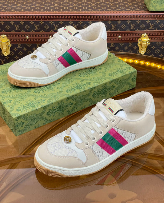 Pronta Entrega – Tênis Gucci Screener de Couro
