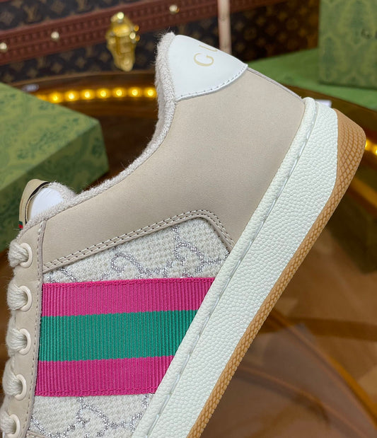 Pronta Entrega – Tênis Gucci Screener de Couro