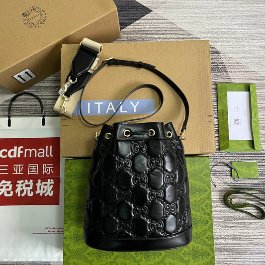 Pronta Entrega – Bolsa Gucci Bucket GG Matelassê