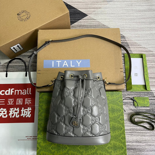 Pronta Entrega – Bolsa Gucci Bucket GG Matelassê