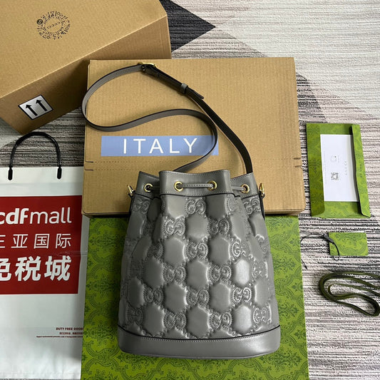 Pronta Entrega – Bolsa Gucci Bucket GG Matelassê