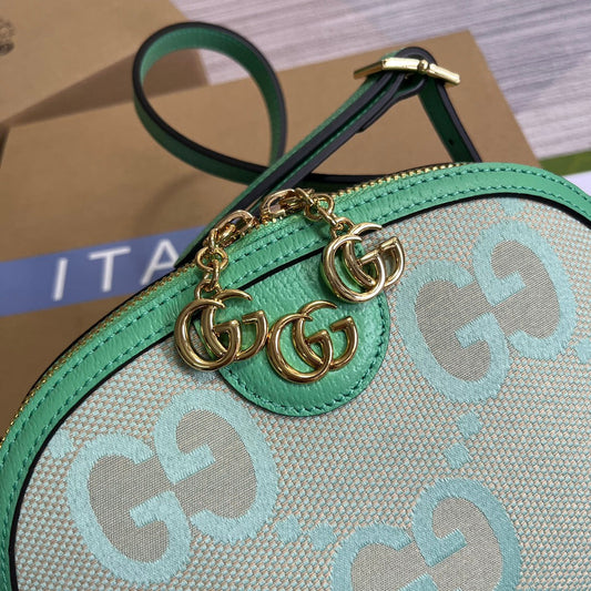 Pronta Entrega – Bolsa Gucci Ophidia Jumbo GG Pequena de Ombro Estampada