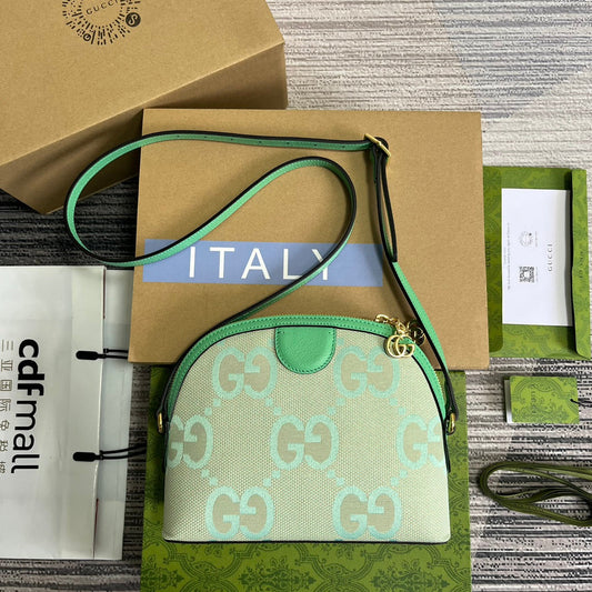 Pronta Entrega – Bolsa Gucci Ophidia Jumbo GG Pequena de Ombro Estampada
