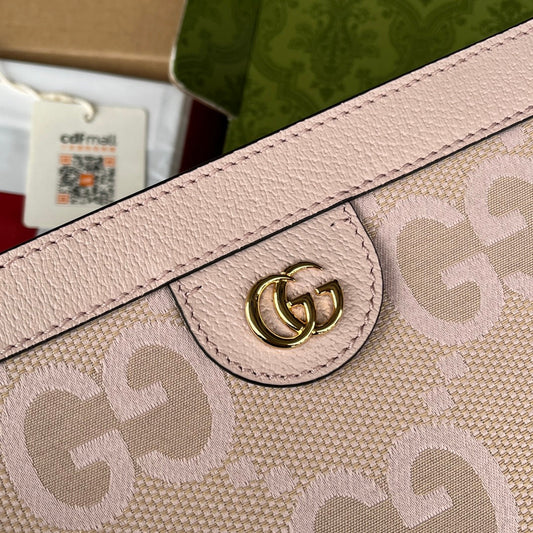 Pronta Entrega – Bolsa Gucci Modelo Ophidia com Double G Pequena de Ombro Estampada