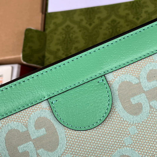 Pronta Entrega – Bolsa Gucci Modelo Ophidia com Double G Pequena de Ombro Estampada