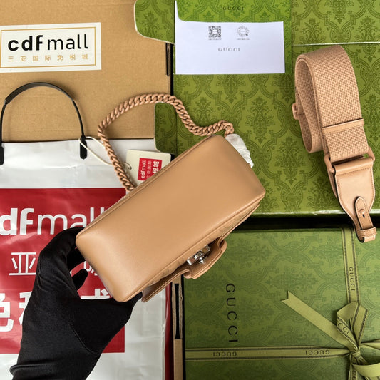 Pronta Entrega – Bolsa Gucci Matelassê GG Marmont Transversal