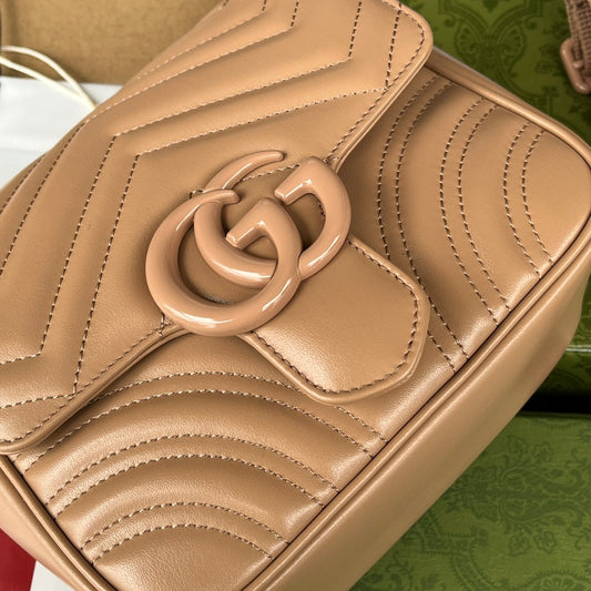 Pronta Entrega – Bolsa Gucci Matelassê GG Marmont Transversal