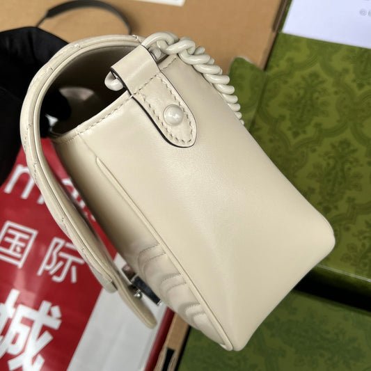 Pronta Entrega – Bolsa Gucci Matelassê GG Marmont Transversal