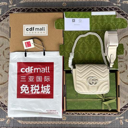 Pronta Entrega – Bolsa Gucci Matelassê GG Marmont Transversal