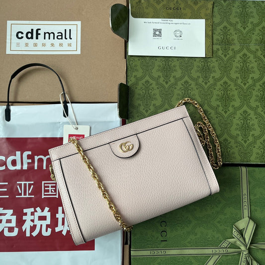 Pronta Entrega – Bolsa Gucci Ophidia com Double G Pequena de Ombro