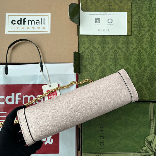 Pronta Entrega – Bolsa Gucci Ophidia com Double G Pequena de Ombro