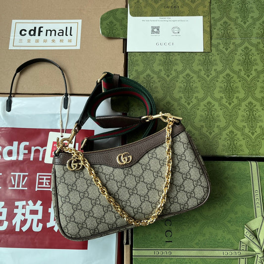 Pronta Entrega – Bolsa Gucci Ophidia GG Pequena