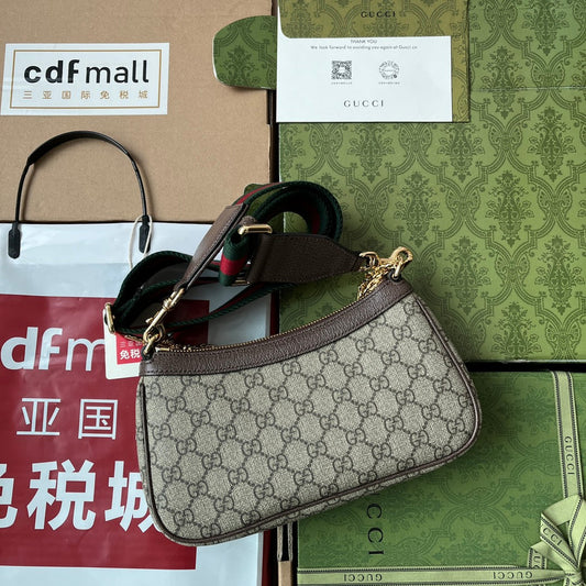 Pronta Entrega – Bolsa Gucci Ophidia GG Pequena