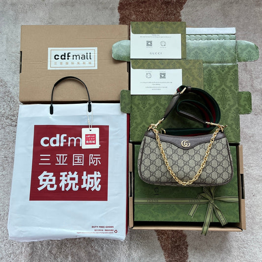 Pronta Entrega – Bolsa Gucci Ophidia GG Pequena