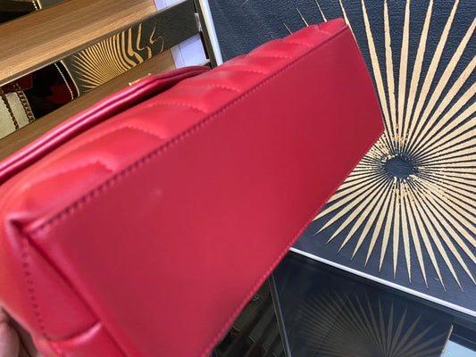 Pronta Entrega – Bolsa Modelo Saint Laurent Tranvesal Lou Red