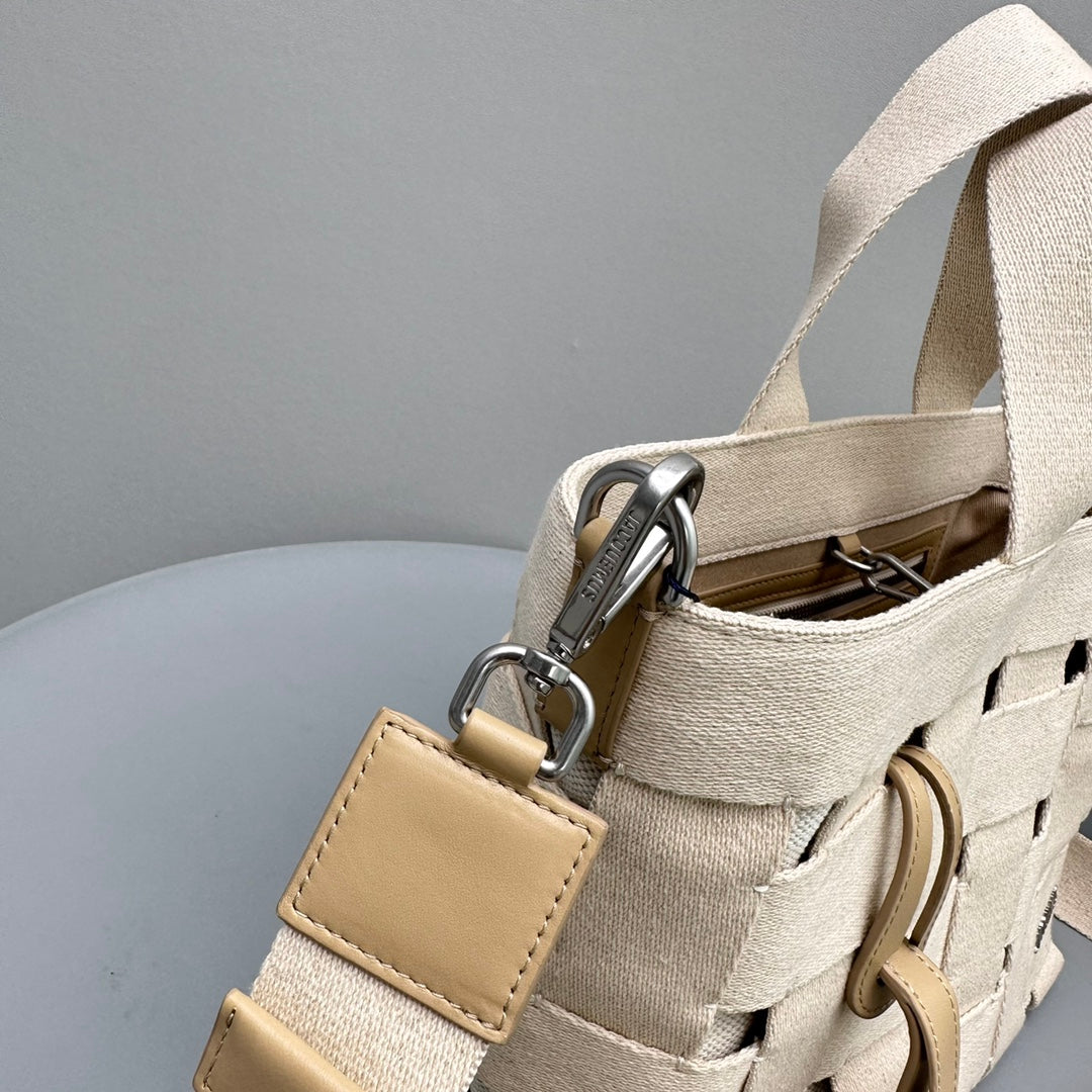Pronta Entrega – Bolsa Modelo Jacquemus Tote Le cabas Gros Grain