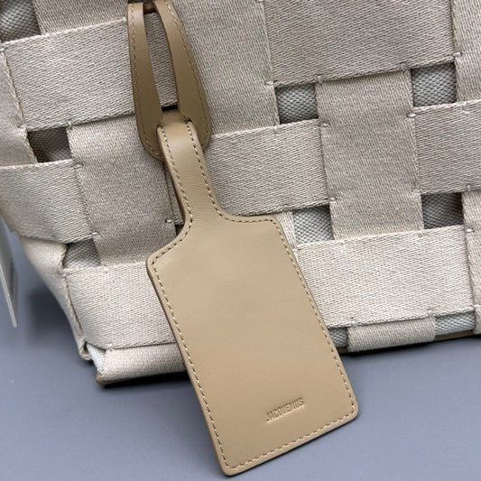 Pronta Entrega – Bolsa Modelo Jacquemus Tote Le cabas Gros Grain