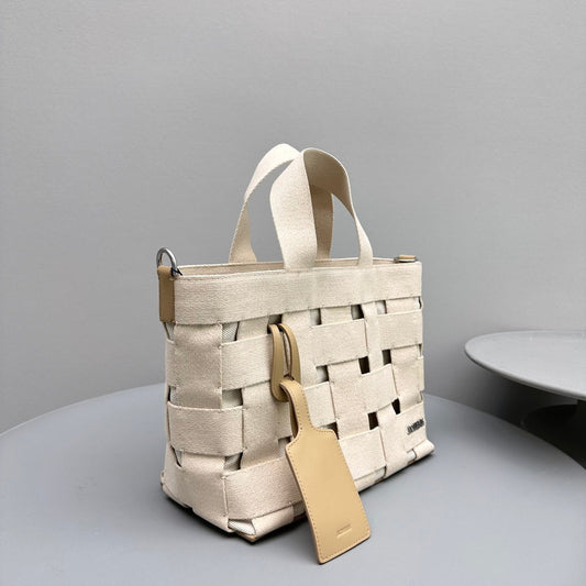 Pronta Entrega – Bolsa Modelo Jacquemus Tote Le cabas Gros Grain