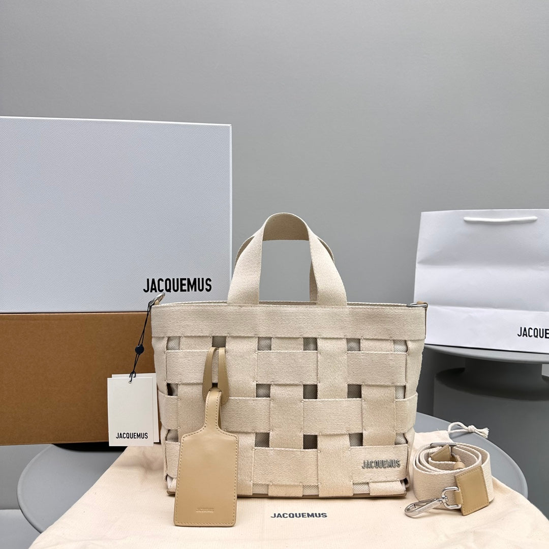 Pronta Entrega – Bolsa Modelo Jacquemus Tote Le cabas Gros Grain