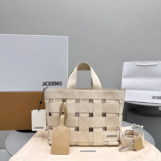 Pronta Entrega – Bolsa Modelo Jacquemus Tote Le cabas Gros Grain